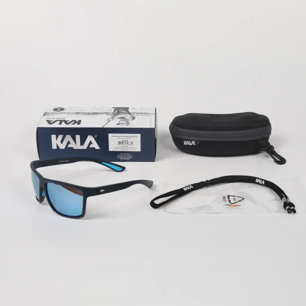 Óculos de sol polarizado KG700 azul Kala — fotografia 6