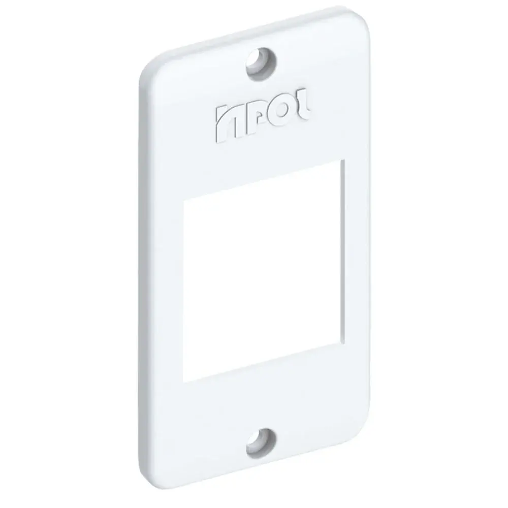 Tampa de interruptor pvc 1 2P branco Inpol
