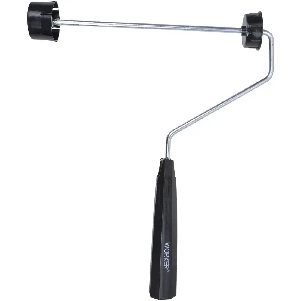 Garfo suporte preto sem gaiola para rolo de pintura 23CM Worker
