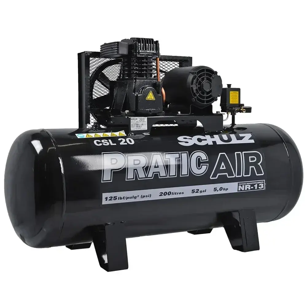 Compressor 20 pcm 20 0LTS 125LBS 220/380V Schulz — fotografia 8