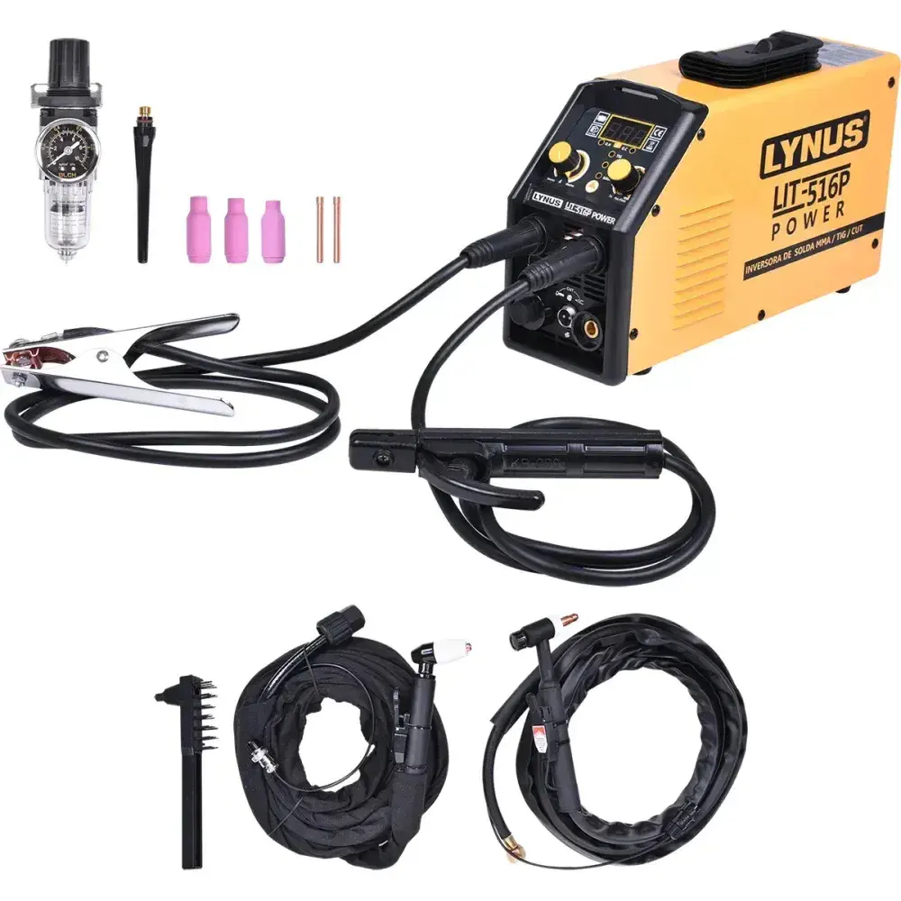 Inversor de solda multi-processos LIT-516P power 220V Lynus — fotografia 9
