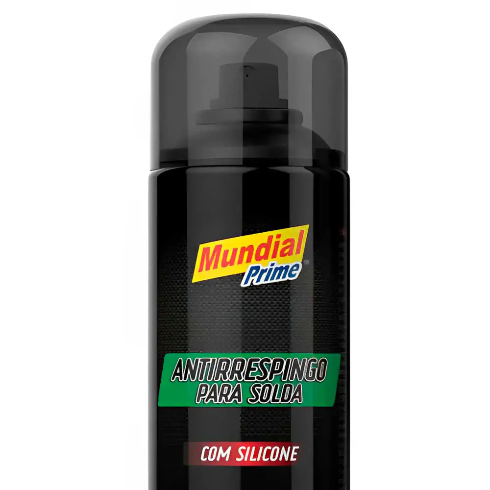 Anti Respingo Solda Spray 400ml c| Silicone 6 Uni Mundial Prime — fotografia 3