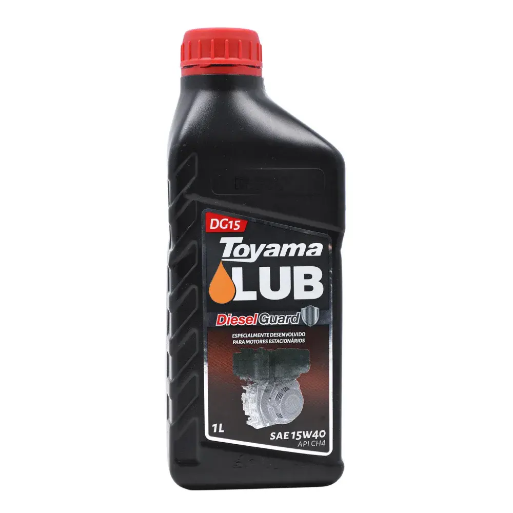 Óleo para motor 4 tempos a diesel 1LT 15W40 CH-4 DG15 Toyama