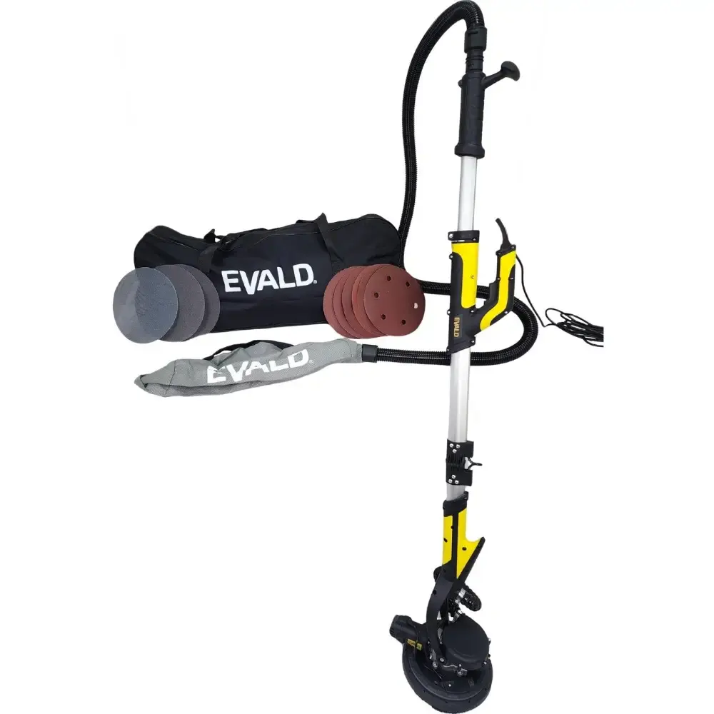 Lixadeira para parede e teto telescópica 360° 750W led e bolsa ELPT-750 Evald 110 V — fotografia 6
