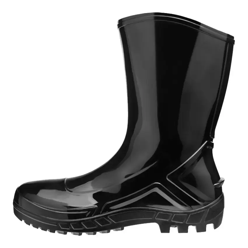 Bota ocupacional impermeável vulcaflex galocha PVC 110VFLEX-PR | 700453 preto Marluvas 43 — fotografia 2
