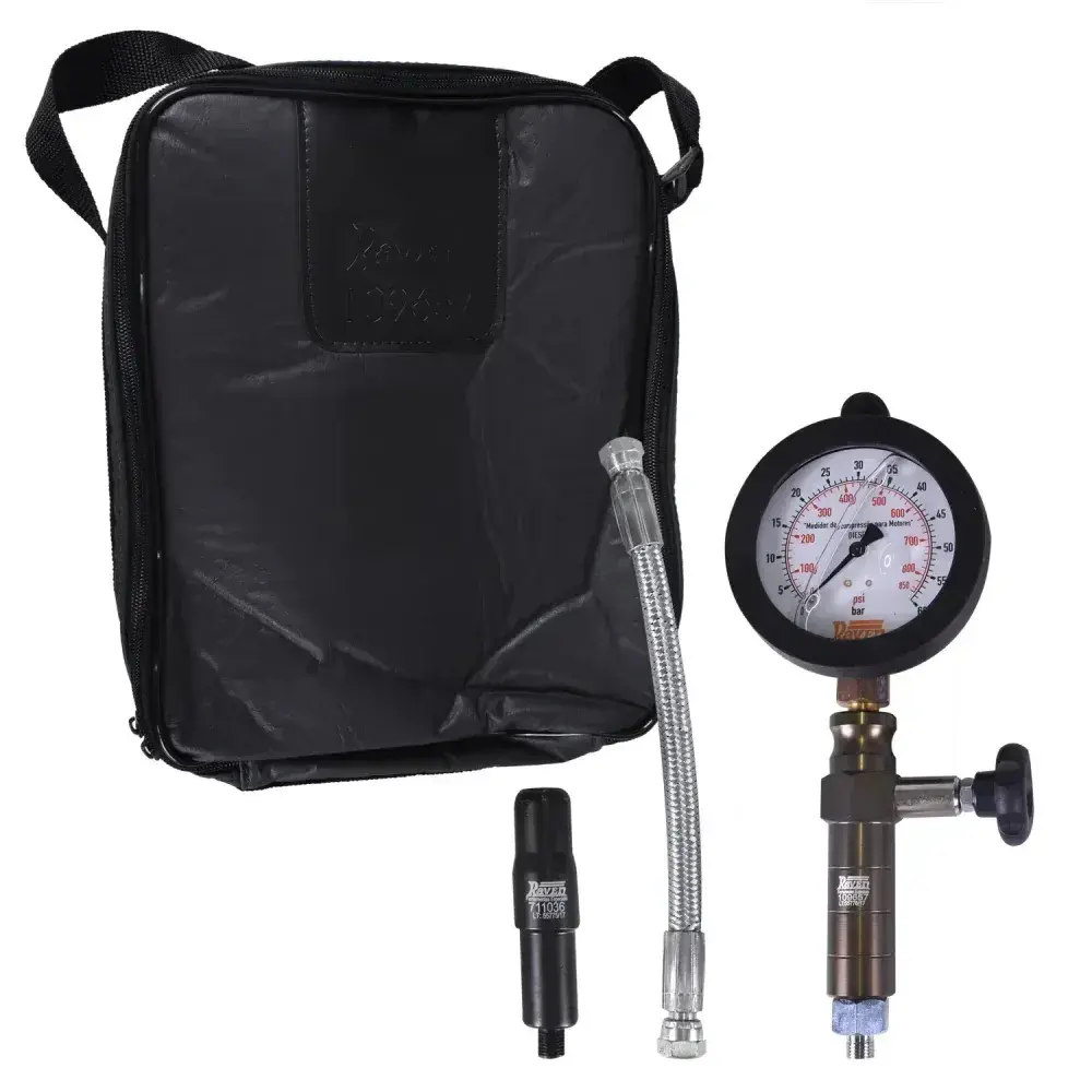 Kit para teste de compressão de motores diesel Raven — fotografia 6