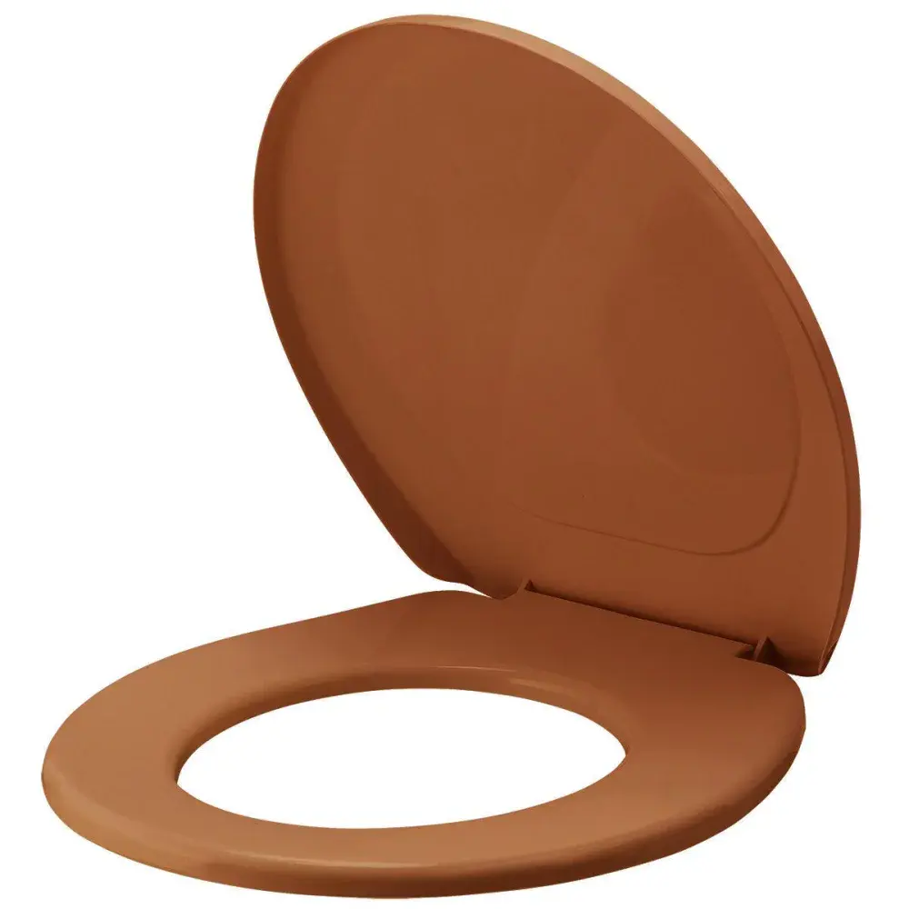 Assento sanitário Liege premium universal caramelo
