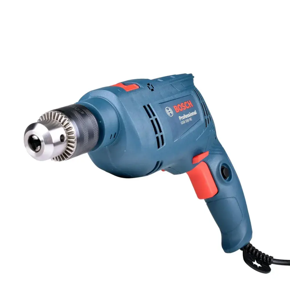 Furadeira impacto 1/2 550W 14 acessórios GSB550 Bosch 127V — fotografia 3