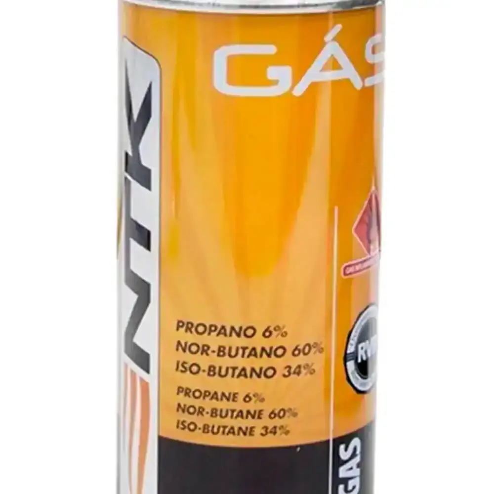 Cartucho gás butano 227 GR refil maçarico e fogão 12 unidades Nautika — fotografia 5