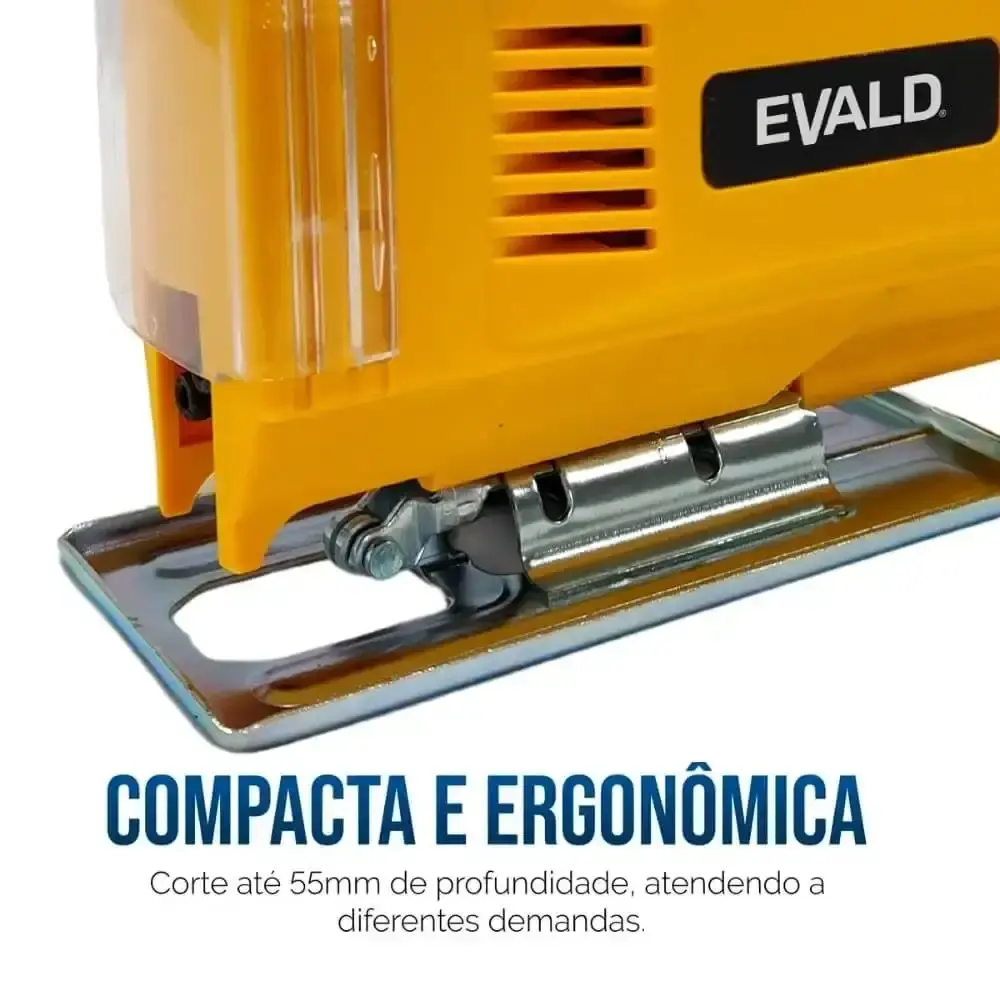Serra tico-tico 500W STT127/220 com jogo de laminas para serras 14 peças Evald 110 V — fotografia 11