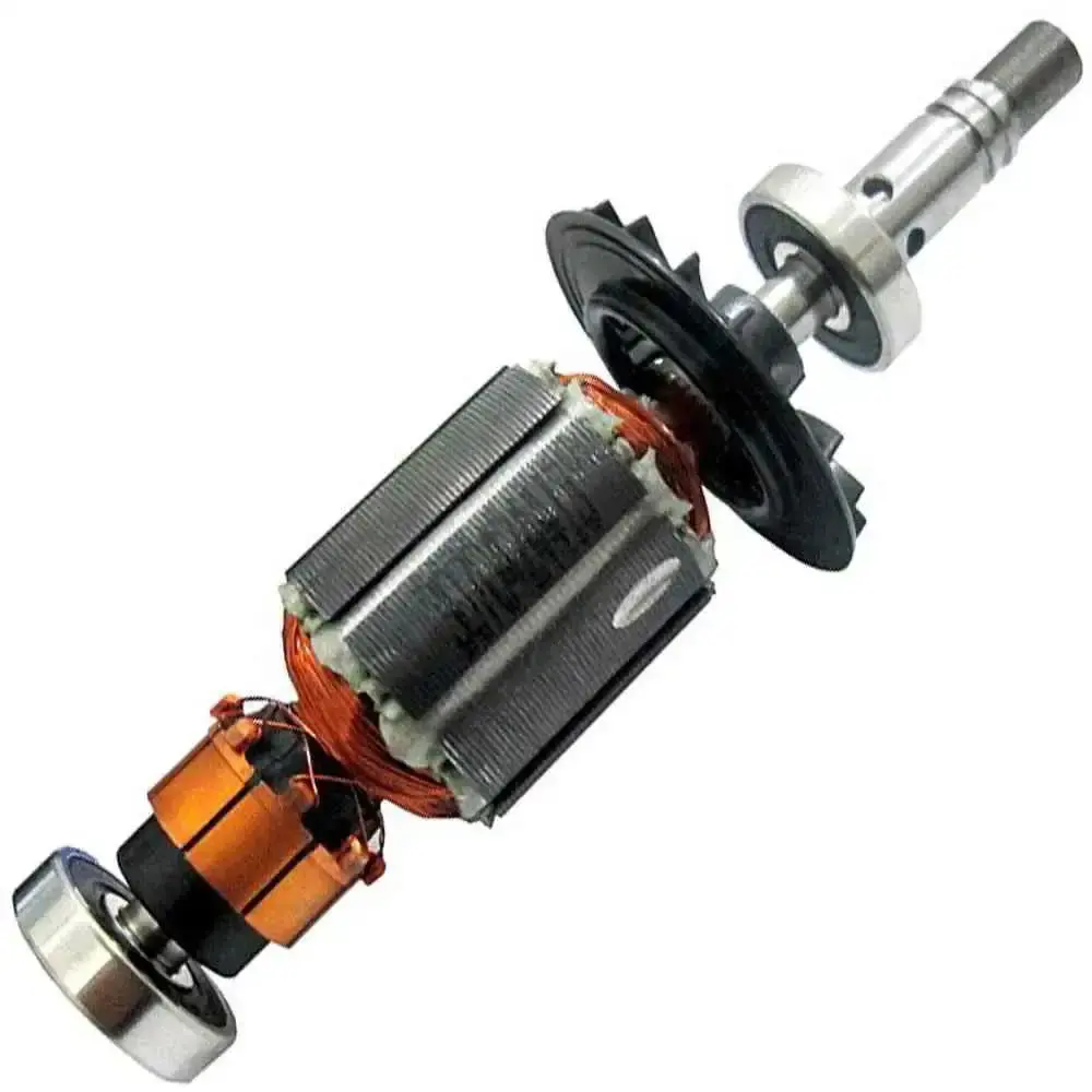 Induzido rotor retifica dremel 3000 + escova carvão original 127V Bosch — fotografia de referência