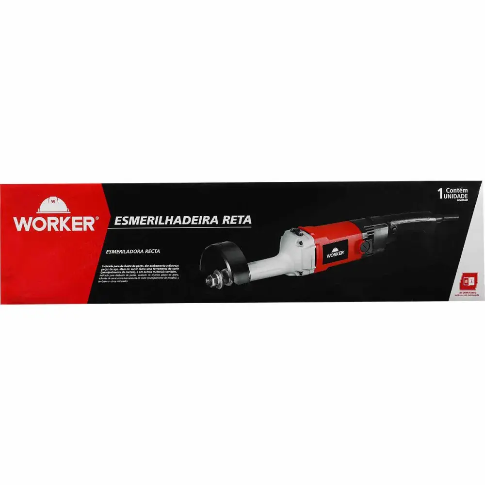 Esmerilhadeira reta 6 5000RPM 1050W Worker — fotografia 6