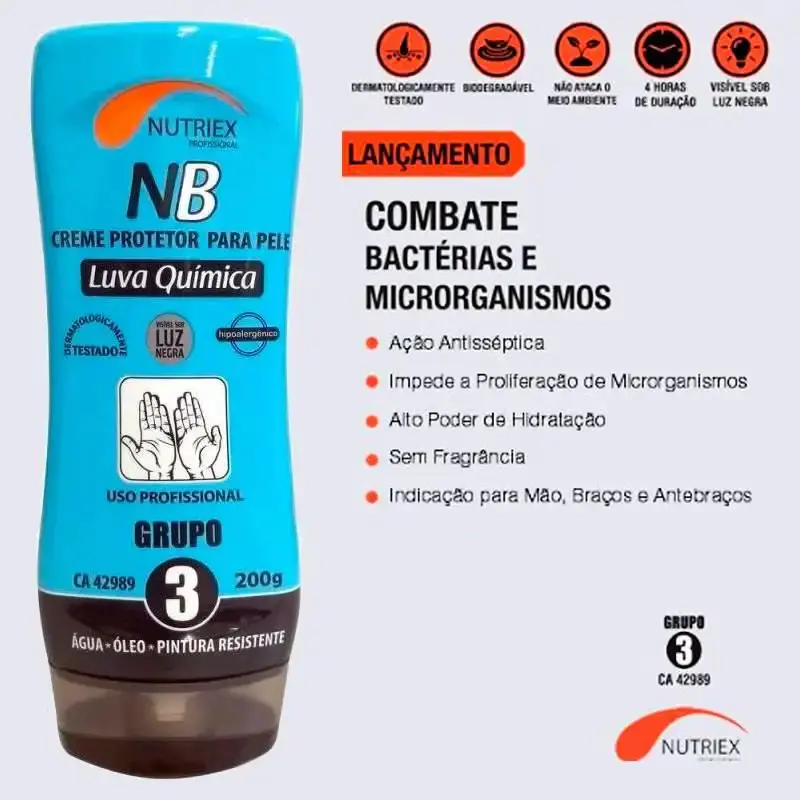 Kit 10 Peças Máscaras Descartáveis PFF2 s/ Válvula DELTA PLUS + Luva Química Anti Bactérias NUTRIEX — fotografia 5