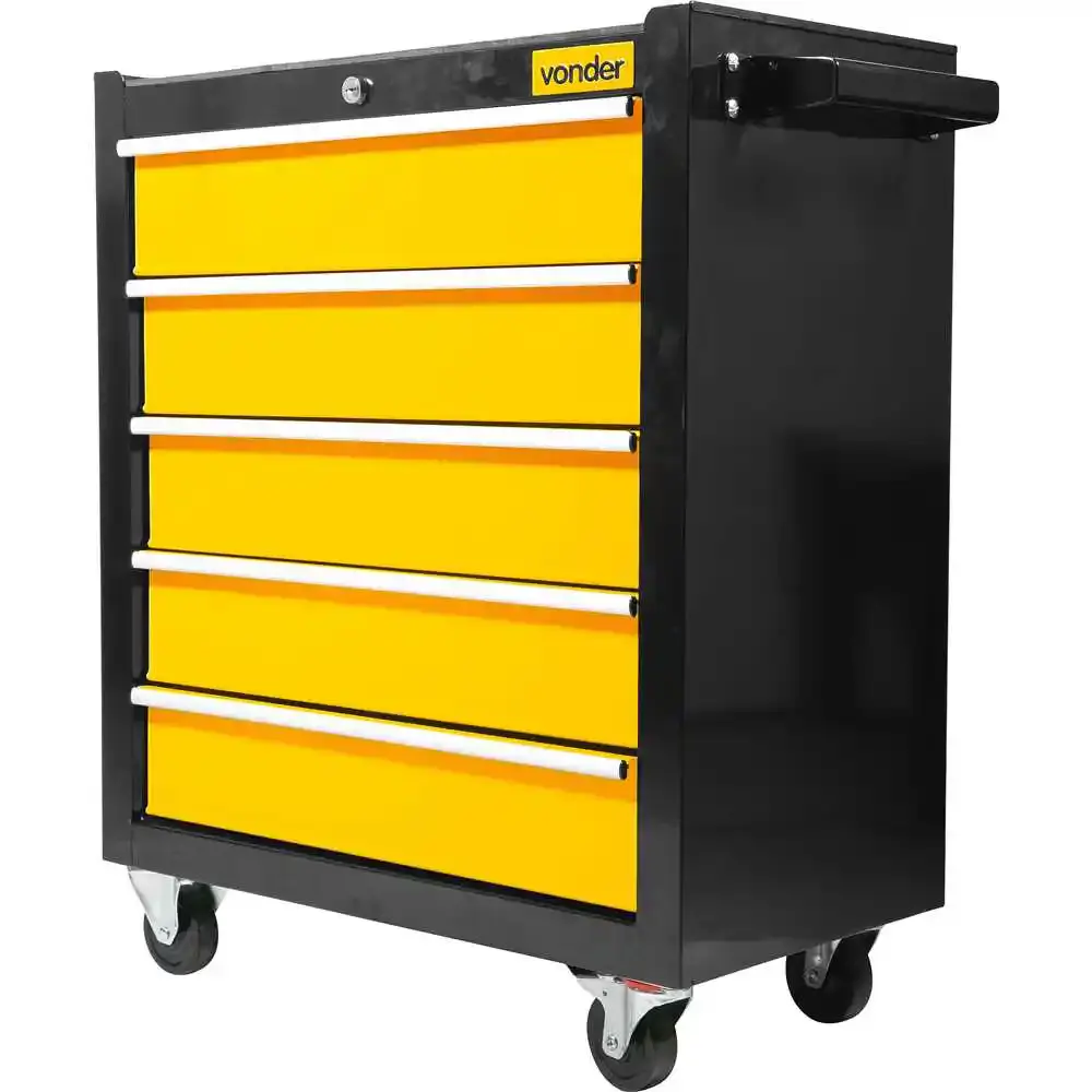 Carro para ferramentas com 5 gavetas 62X33X75CM — fotografia 5