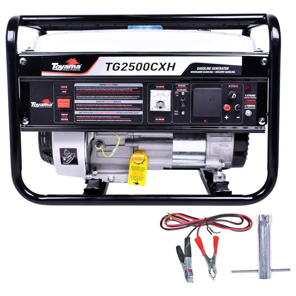 Gerador de energia a gasolina 2200W TG2500CXH Toyama — fotografia de referência
