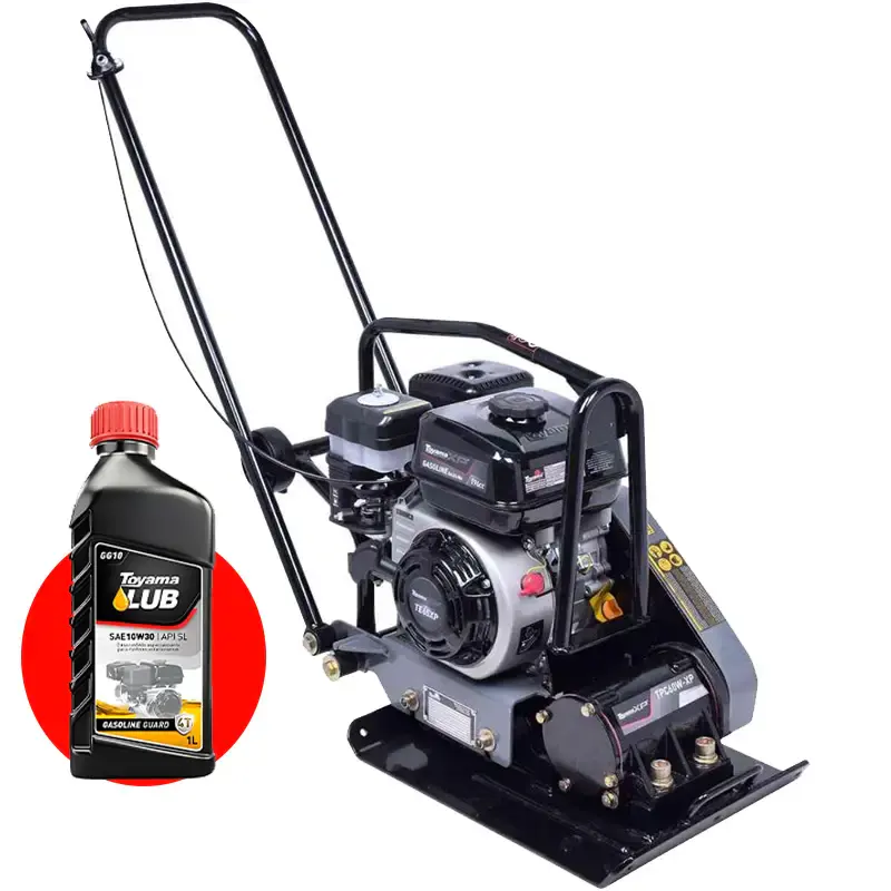 Placa vibratória compactadora à gasolina 6.5HP 60KG TPW60W-XP Toyama + óleo