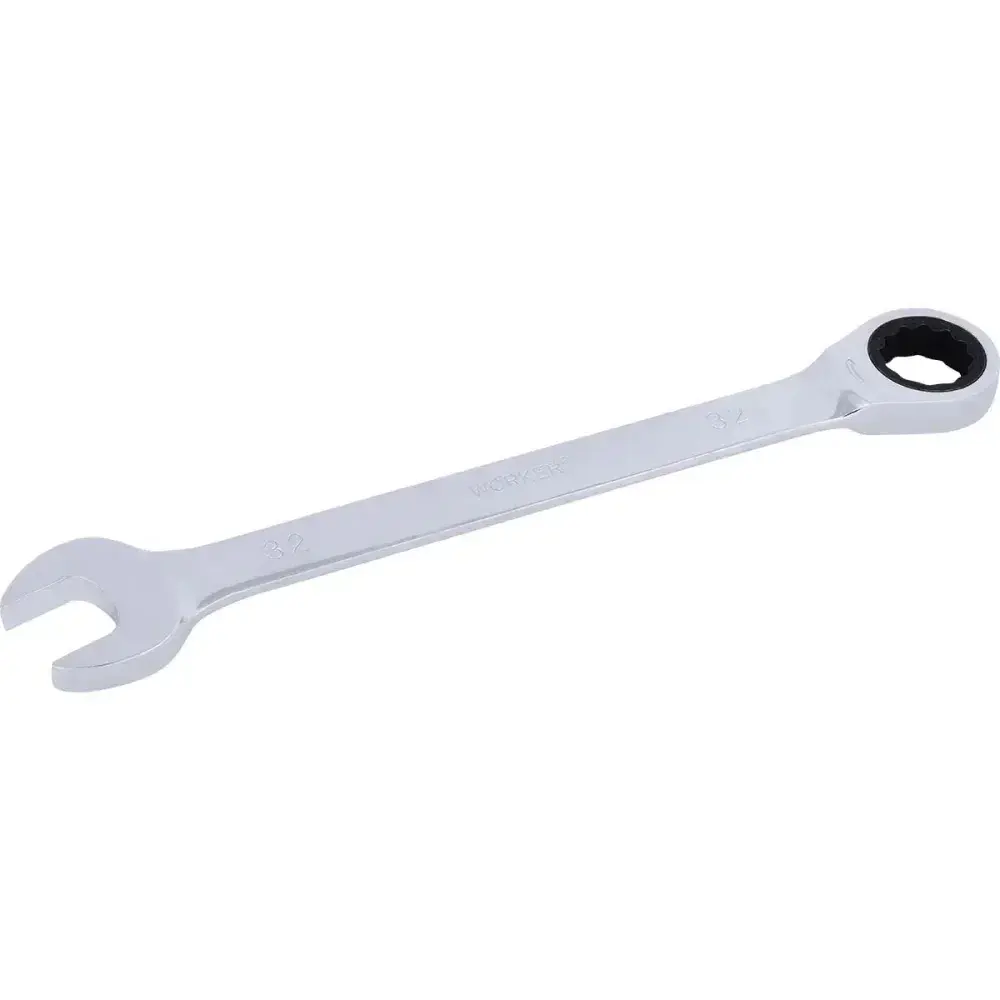 Chave combinada com catraca cromo vanádio 32MM Worker — fotografia 7