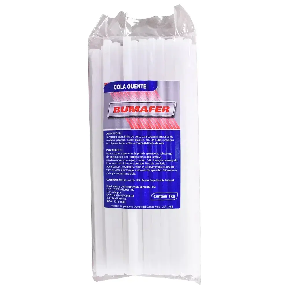 Cola bastão semitransparente 1KG bmfcsemi Bumafer — fotografia 6