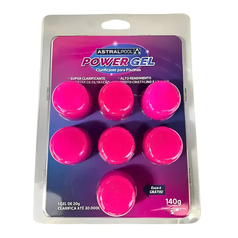 Clarificante power gel 140G com 7 pastilhas 212037 Fluidra