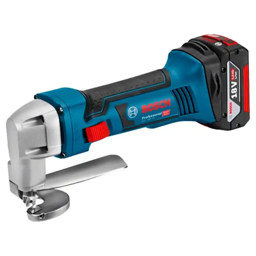 Tesoura faca 18V GSC 18V-16 com bateria 18V 4AH Bosch — fotografia de referência