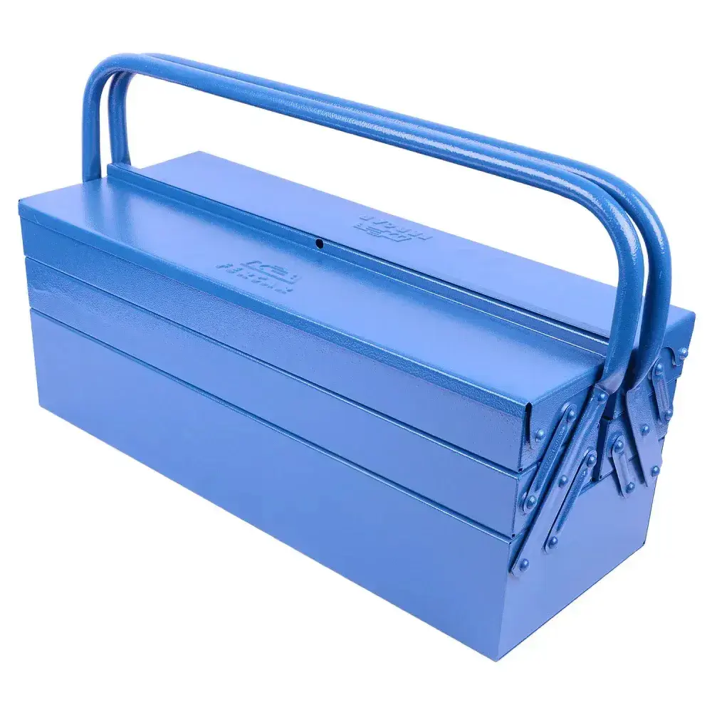 Caixa sanfonada reforçada 5 gavetas 50X20X21CM MOD08 Fercar — fotografia 6