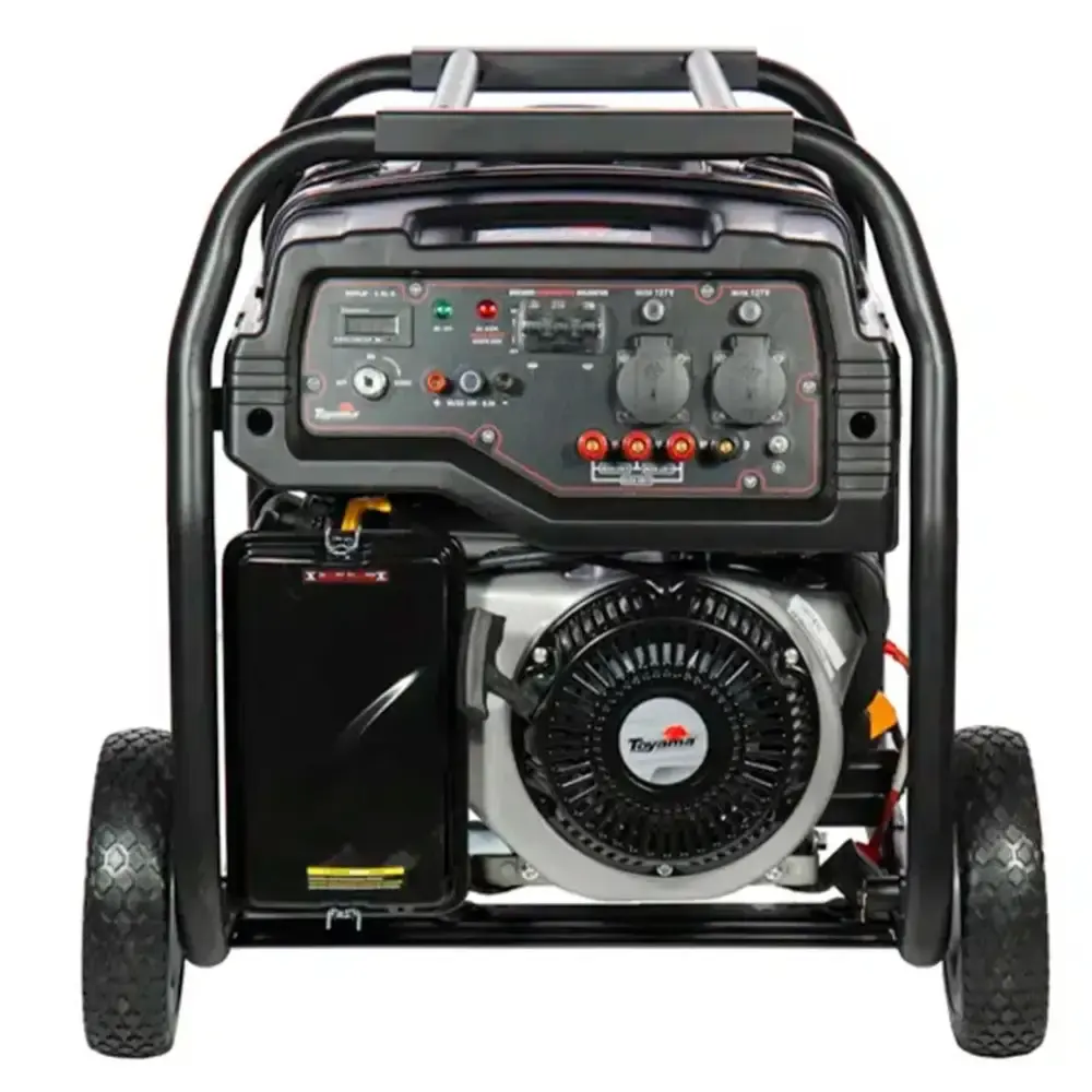 Gerador de energia à gasolina 11.25KVA trifásico com AVR TG10000CXE3 Toyama 220 V — fotografia 4