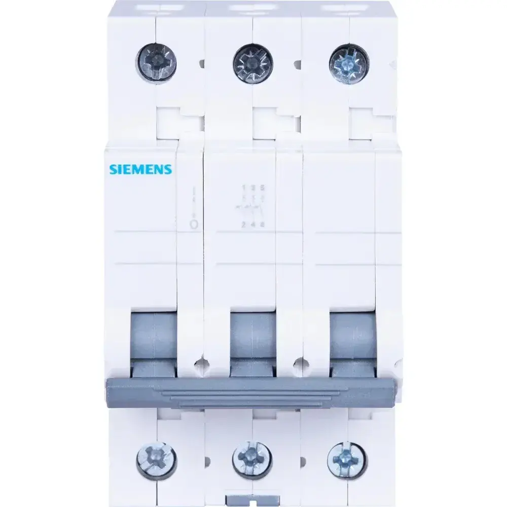 Disjuntor tripolar din curva c 16A Siemens — fotografia 6