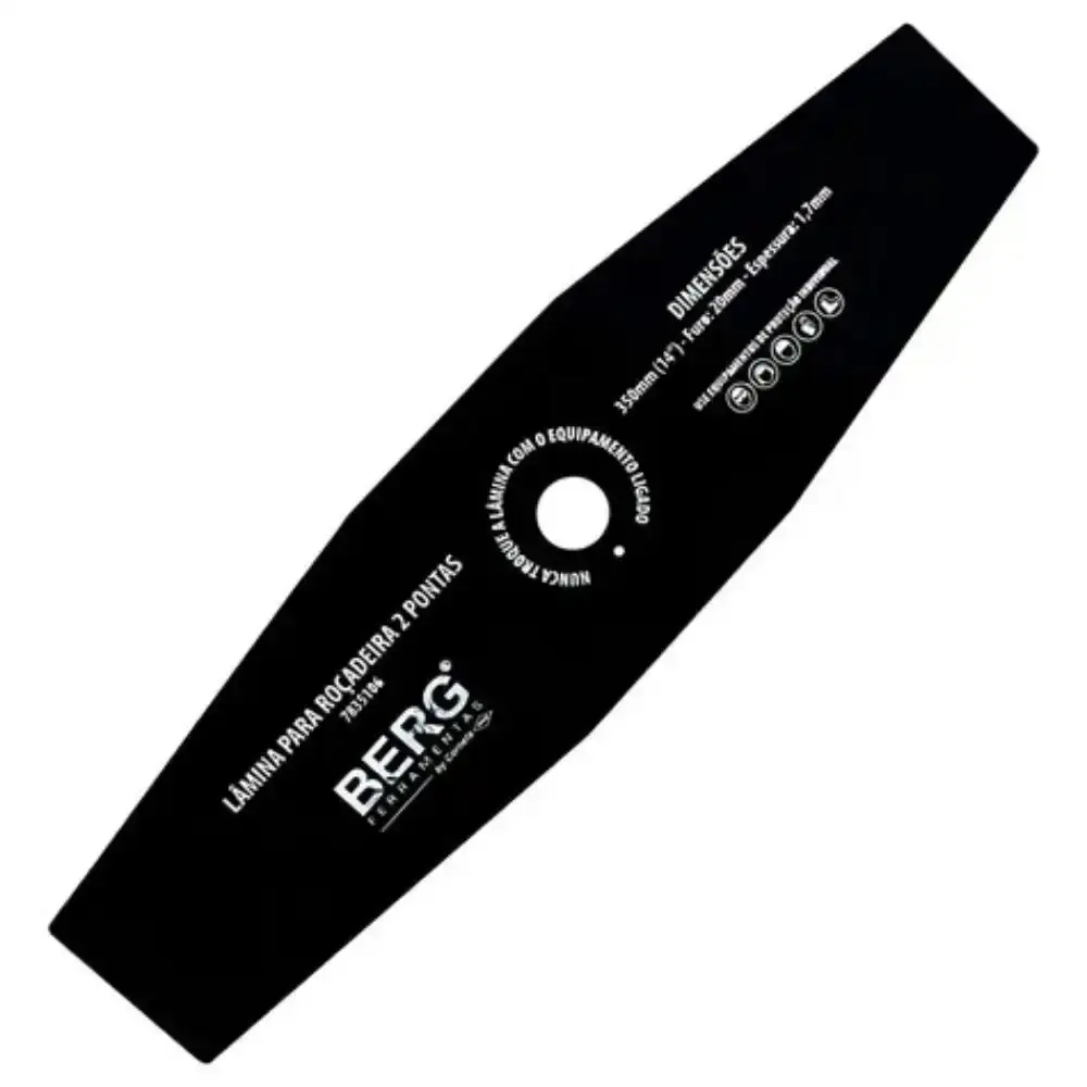 Lâmina faca roçadeira 350MM furo 20MM para stihl e outras berg — fotografia de referência