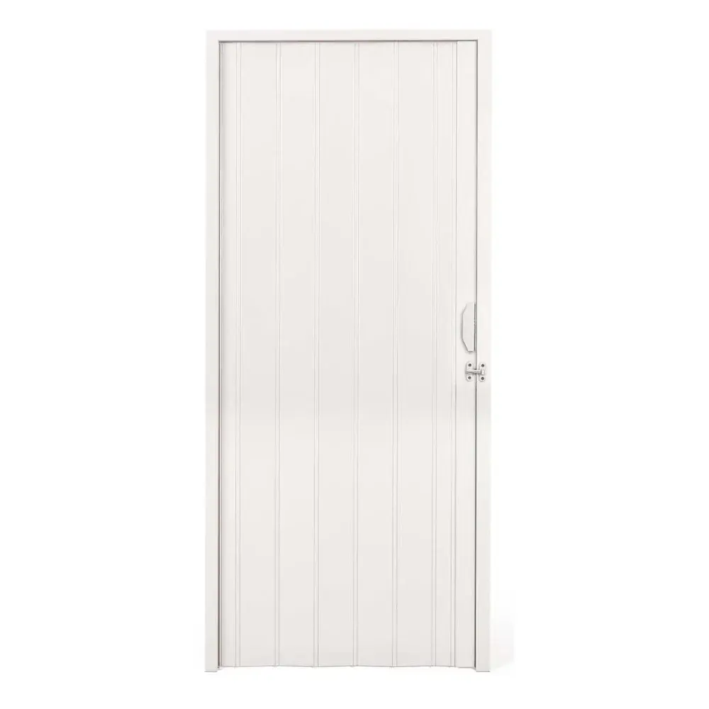 Porta sanfonada pvc 2,10M x 90CM branca kala Plastilit