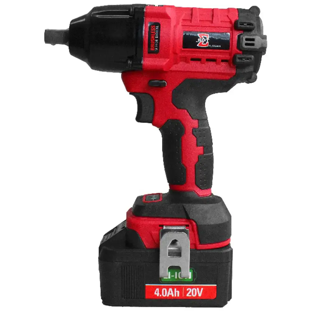 Chave de impacto 20V 1/2 POL 2 baterias carregador bivolt e maleta SGT-7500A sigma — fotografia 7