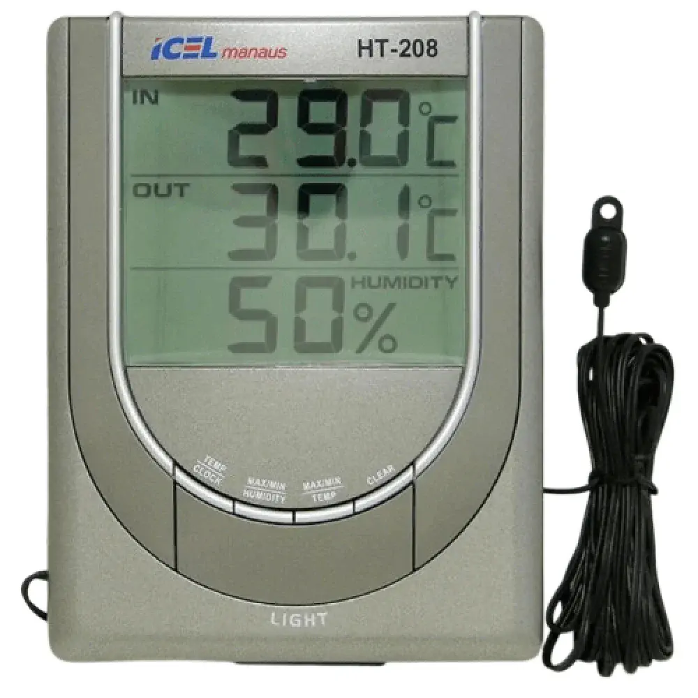 Termo-higrômetro digital HT-208 Icel