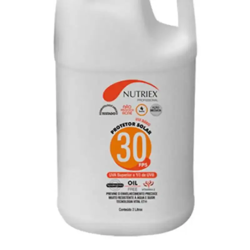 Protetor solar FPS 30 2.0L bombona Nutriex — fotografia 3