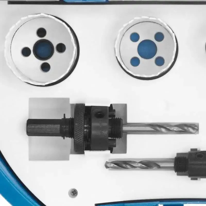 Kit de serras copo de 22 à 68 MM com 8 peças G19536AC Gamma — fotografia 4