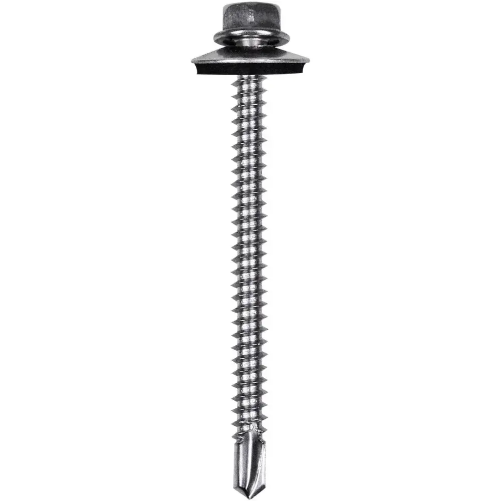Parafuso ponta broca cs inox 5,5MM x 2.1/2 200 peç Worker — fotografia 2