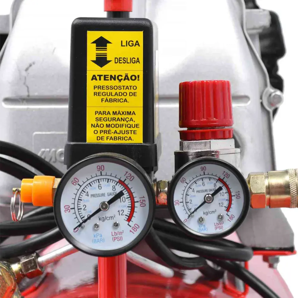 Compressor de ar MAM10/50 2,5CV 50L 127V/220V elétrico MotoMil — fotografia 3