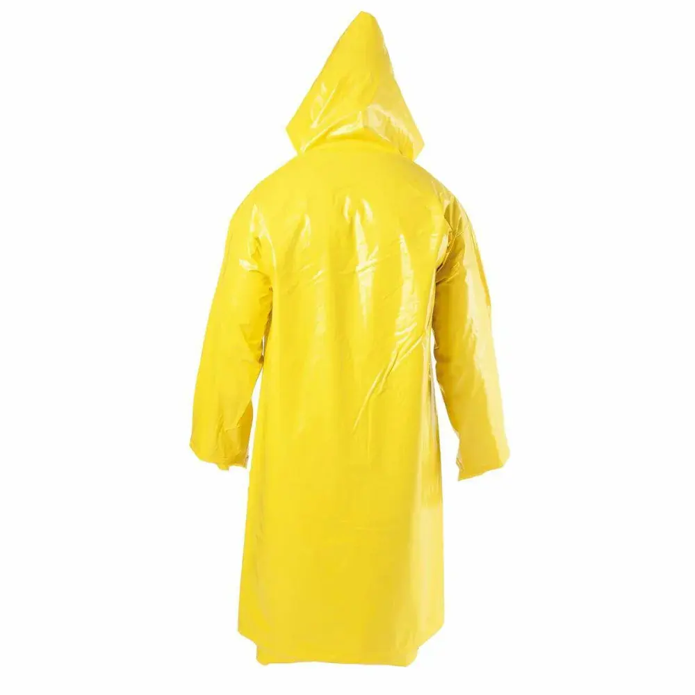 Capa de chuva trevira com capuz amarelo g Worker — fotografia 2