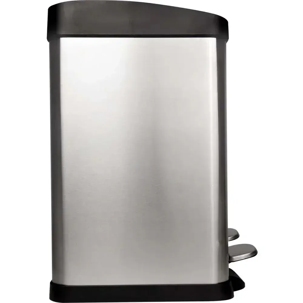 Lixeira dupla aço inox 30L Kala — fotografia 8