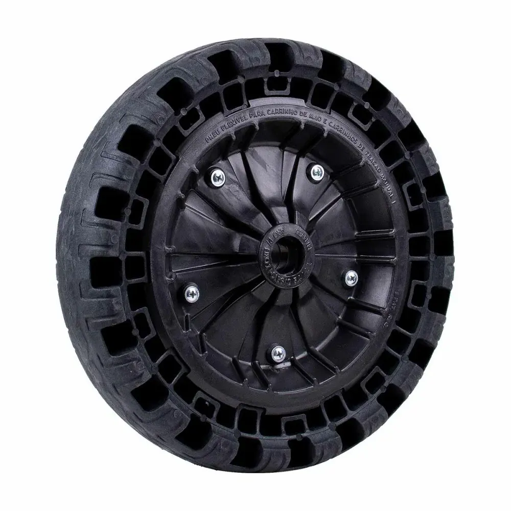 Roda completa flex border carrinho de mão eixo universal Worker — fotografia 4