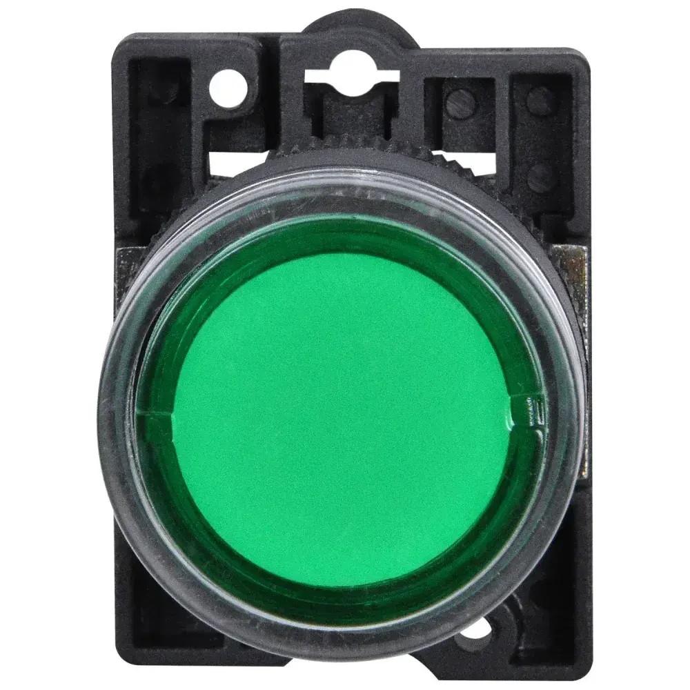 Botão comando NP2-EW330 verde plástico Chint — fotografia 8