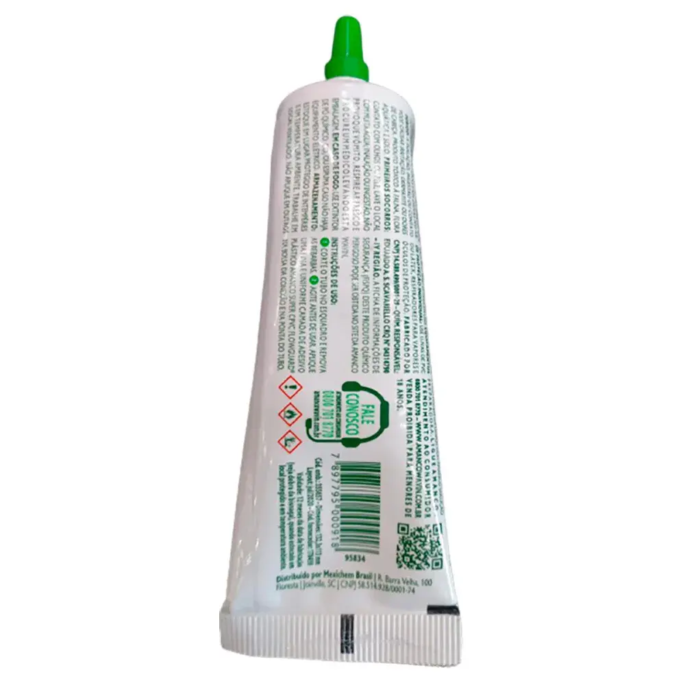 Adesivo plástico para cpvc com pincel 75G Amanco — fotografia 4