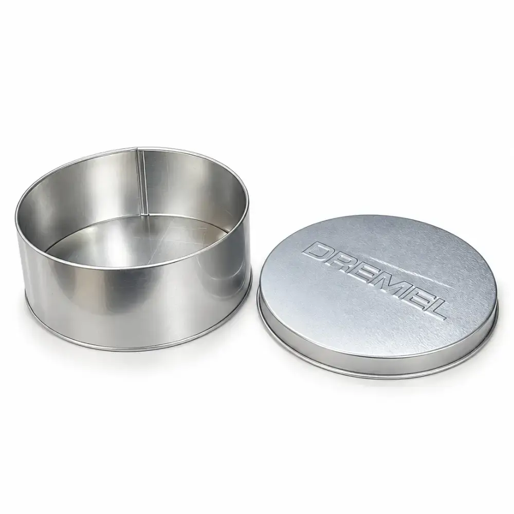 Estojo/ Lata Metálico 15 x 15 x 6 cm DREMEL — fotografia 3
