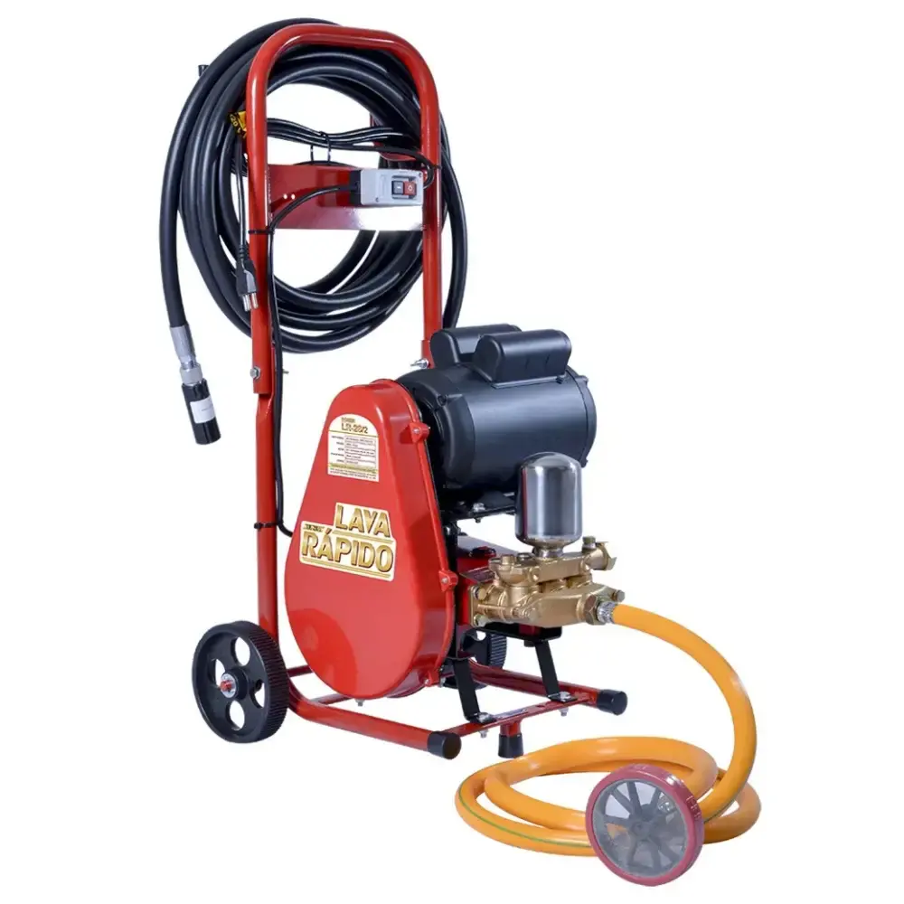 Lavadora de alta pressão motor 220V weg 2 CV vazão 28 l/min 300 PSI LR-28/2 ZM 220 V