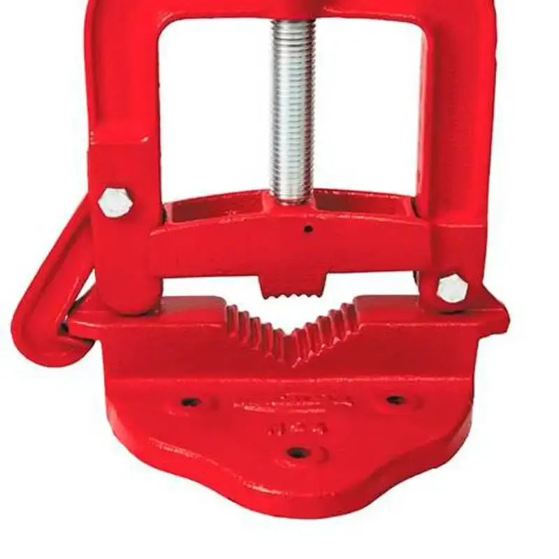 Morsa torno para encanador fixo Nº 6 abertura máxima 152.4 MM Metalsul — fotografia 3