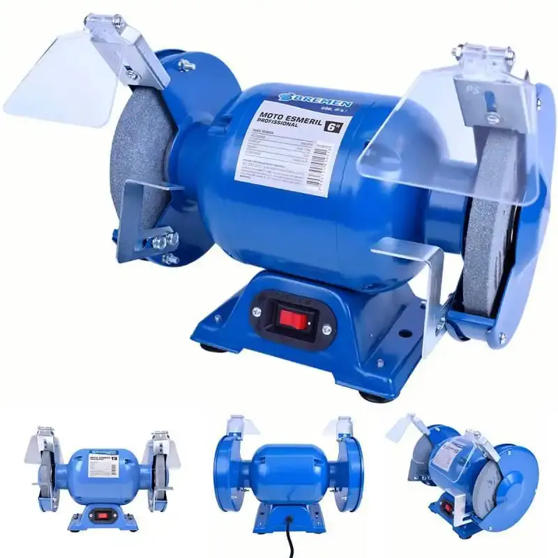 Moto esmeril 6 POL 1/2 HP 350W 3400 RPM Bremen 110 V
