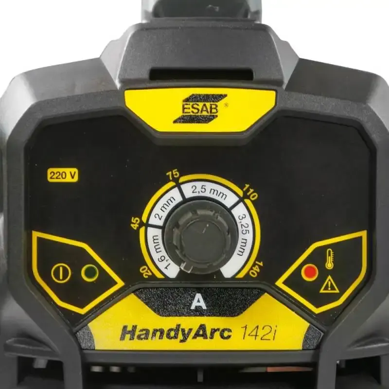 Máquina de solda inversora handy ARC 142I 220V Esab 220 V — fotografia 6