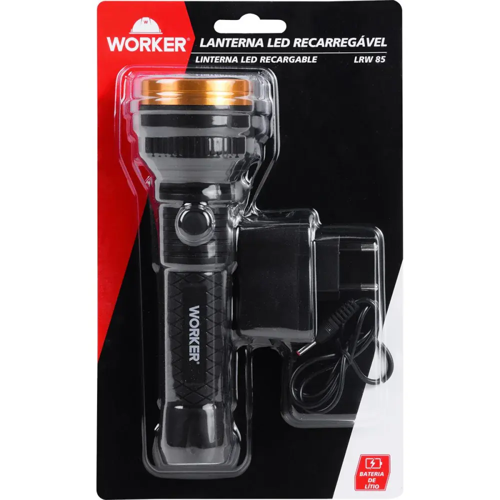 Lanterna recarregável lrw 85 lumens 5V Worker — fotografia 7