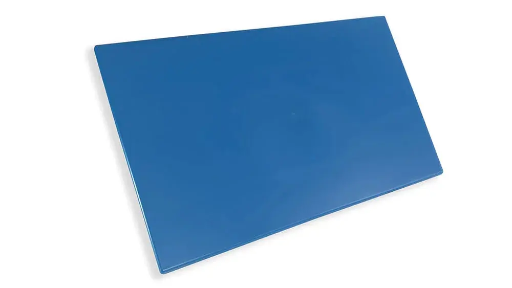 Desempenadeira plástica lisa 22X34CM azul Galo — fotografia 3