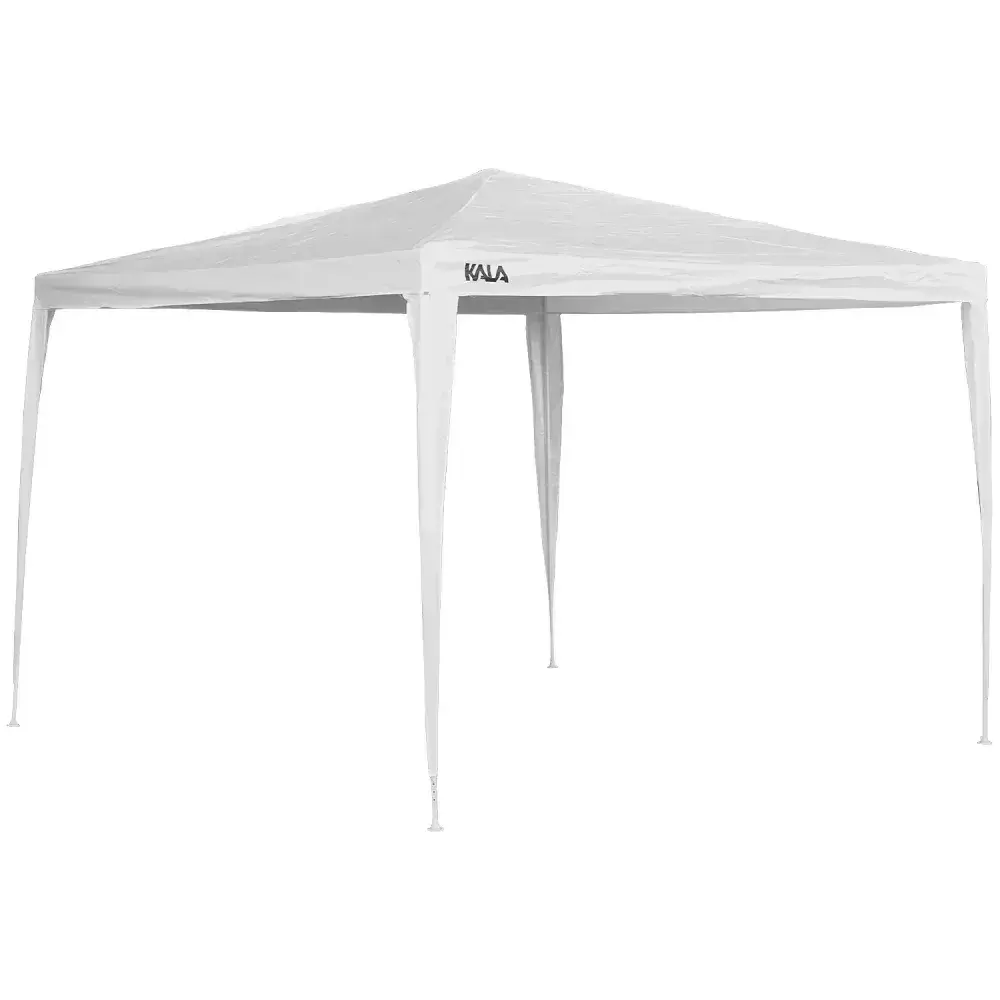 Gazebo de ferro desmontável 3X3M branco Kala — fotografia 8