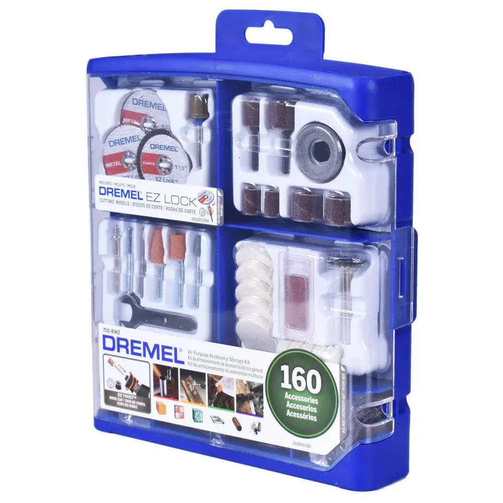 Kit para mini retifica para uso geral 710 Dremel - 160 peç — fotografia 4