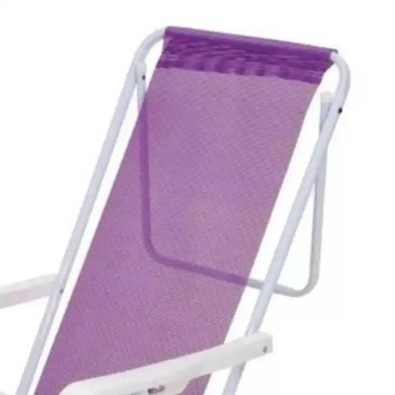 Cadeira de praia e piscina reclinável 8 posições 2290 lilas sannet Mor — fotografia 4